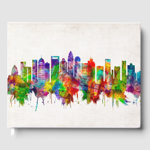 Charlotte North Carolina Skyline Gästebuch