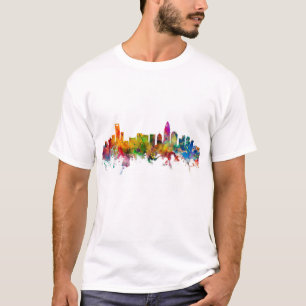 Charlotte-North Carolina-Skyline T-Shirt