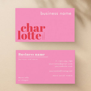 Charlotte North Carolina Unternehmen Visitenkarte
