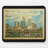 Charlotte North Carolina Vintage Travel