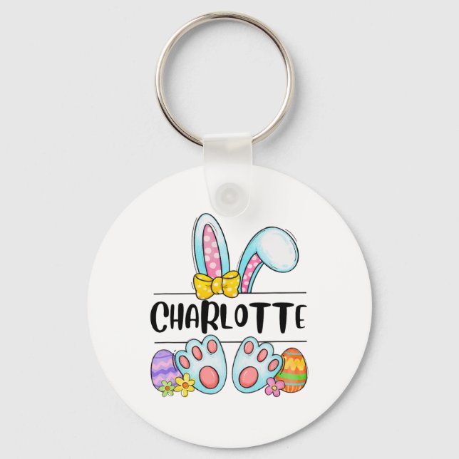 Charlotte Oaster Bunny Schlüsselanhänger (Vorderseite)