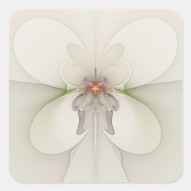 Charlotte Quadratischer Aufkleber (Vorderseite)