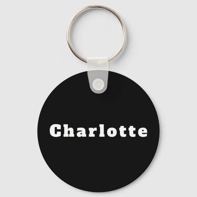 Charlotte Schlüsselanhänger (Vorderseite)