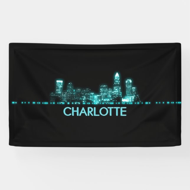 Charlotte Skyline Banner (Horizontal)