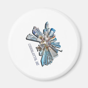 Charlotte-Skyline Magnet