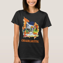 Charlotte Skyline Mid-Century Reise