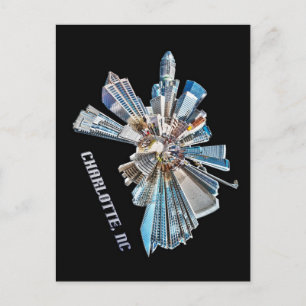 Charlotte Skyline Postkarte