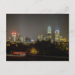 Charlotte Skyline Postkarte