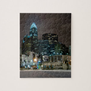 Charlotte, Skyline von North Carolina Puzzle