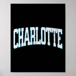Charlotte Soccer Vintage City _1 Poster