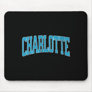 Charlotte Soccer Vintage City  Mousepad