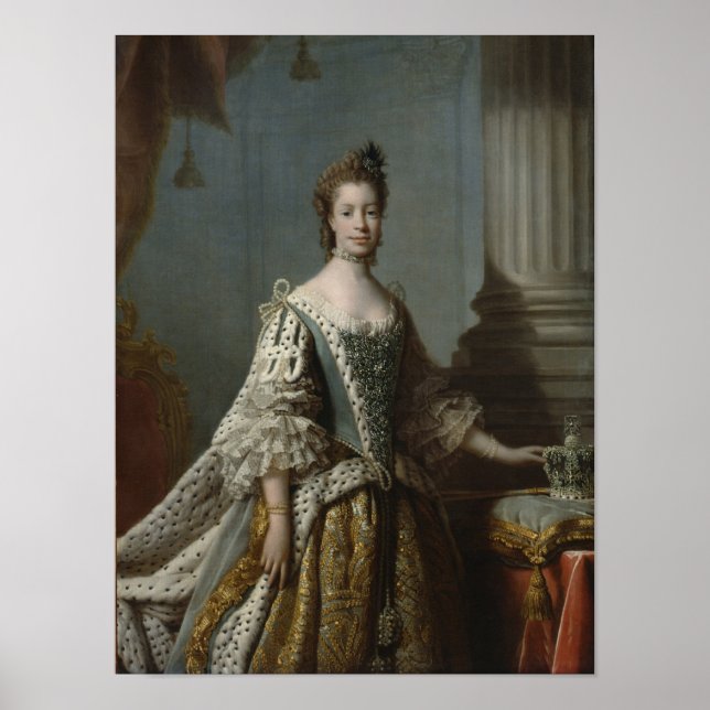 Charlotte Sophia von Mecklenburg-Strelitz, 1762 Poster (Vorne)