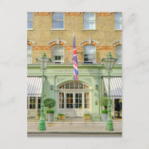 Charlotte Street, Fitzrovia, London UK Postcard Postkarte