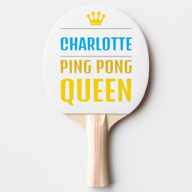 Charlotte Tischtennis Schläger (Vorderseite)