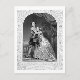 Charlotte und Susan Cushman als Romeo und Julia, A Postkarte