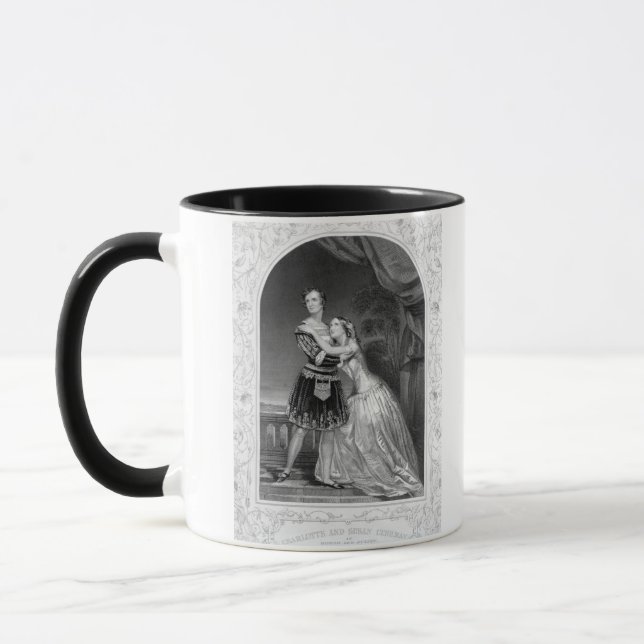 Charlotte und Susan Cushman als Romeo und Juliet, Tasse (Links)