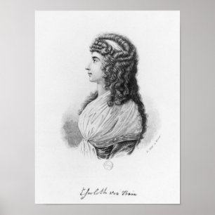 Charlotte von Stein, geboren von Schardt, spät Poster