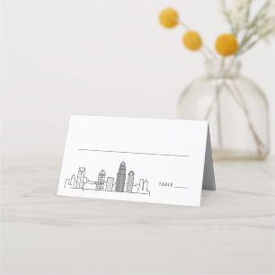 Charlotte Wedding   Place Table Name Cards Platzkarte