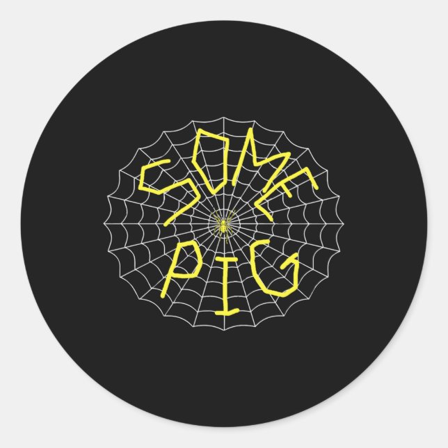 Charlottes Some G Sder Web T Shirt  Runder Aufkleber (Vorderseite)