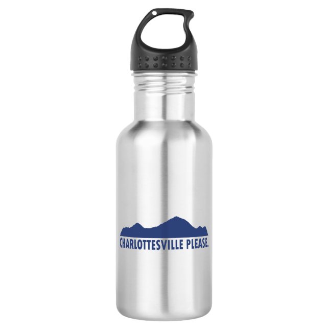 Charlottesville Edelstahlflasche (Vorderseite)