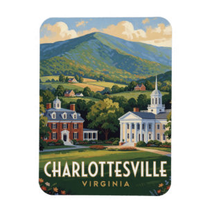 Charlottesville Virginia Blue Ridge Reise  Magnet