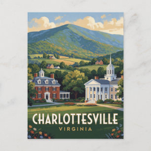 Charlottesville Virginia Blue Ridge Reise  Postkarte