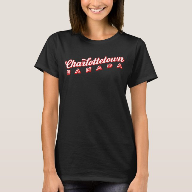 Charlottetown Kanada T-Shirt (Vorderseite)