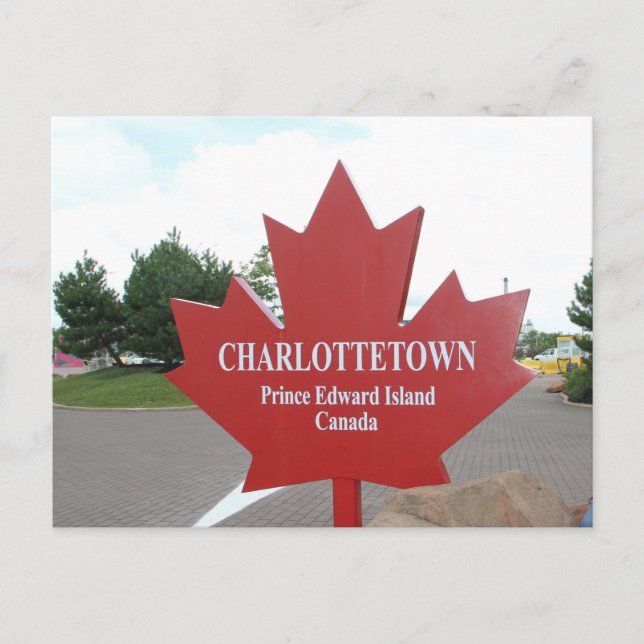 Charlottetown Prince Edward Island, Fotografie Postkarte (Vorderseite)
