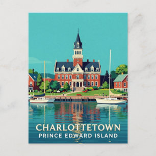 Charlottetown Prince Edward Island Reise ⚓ Postkarte