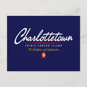 Charlottetown-Skript Postkarte