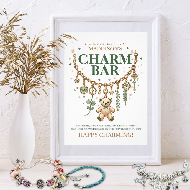 Charm Bar Baby Duschzeichen Poster (Von Creator hochgeladen)