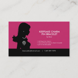 Charm Bracelet Business Card Visitenkarte