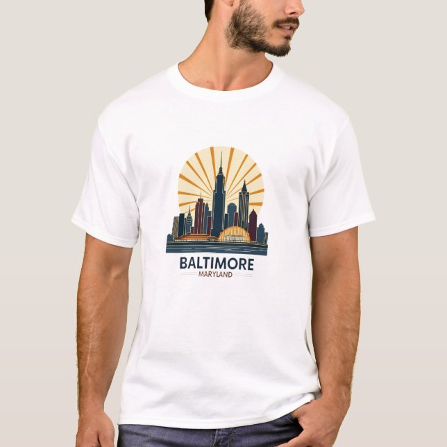 Charm City Lovers Design T-Shirt (Vorderseite)