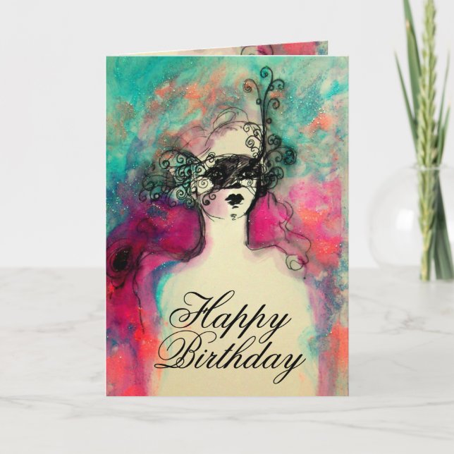 CHARM / Happy Birthday Karte (Vorderseite)