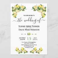 Charm Mediterranean Lemon Obstbäume Blume Hochzeit