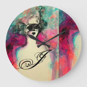 CHARM MONOGRAM GROßE WANDUHR