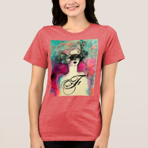 CHARM MONOGRAM / Mysteriöse Schönheit Tri-Blend Shirt