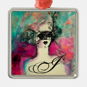 CHARM MONOGRAM SILBERNES ORNAMENT