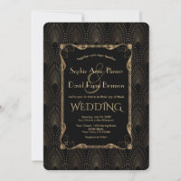 Charm Old Hollywood Black Great Gatsby Wedding