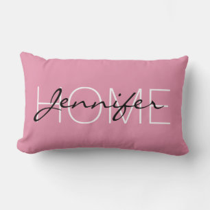 Charm rosa Zuhause Lendenkissen