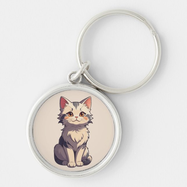 Charmant Niedliches Kitesdesign Schlüsselanhänger (Vorne)