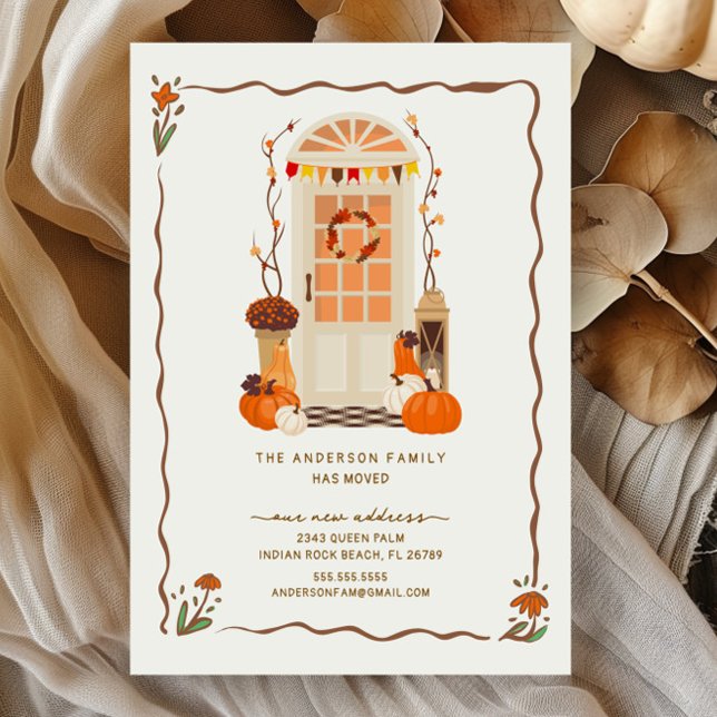 Charmante Ankündigung zur Herbsttür (Von Creator hochgeladen)