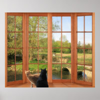 Charmante Cotswolds Landschaft mit Freunden