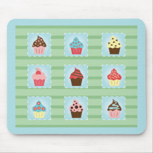 Charmante Cupcakes Mousepad