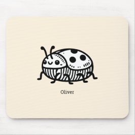 Charmante handGezeichnet Käfer-Illustration Mousepad