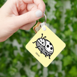 Charmante handGezeichnet Käfer-Illustration Schlüsselanhänger