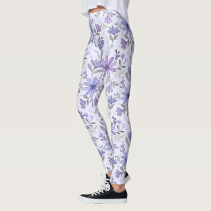 Charmante handgezeichnete Blume Leggings