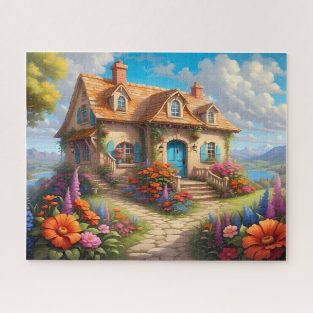 charmante Hütte Puzzle (Horizontal)