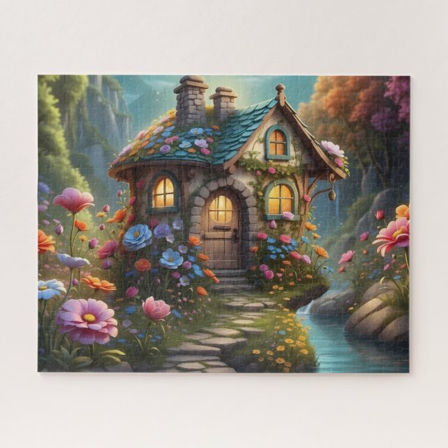 charmante Hütte Puzzle (Horizontal)