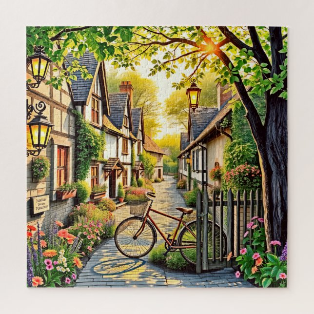 Charmante Hütten Puzzle (Vertikal)